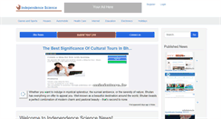 Desktop Screenshot of independencescience.co