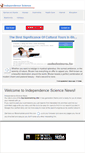 Mobile Screenshot of independencescience.co